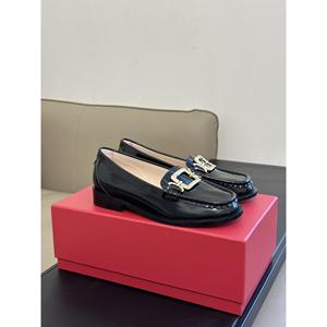 正品代购Roger Vivier/RV 23新款豆豆鞋懒人鞋一脚蹬女鞋平