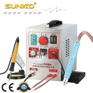 SUNKKO709A配71A点焊笔小型手持手持式电池点焊机不锈钢片焊接机