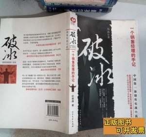原版图书正版破冰一个销售经理的手记销售实战小说郑涛北方文艺出