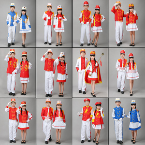 儿童鼓号队服装演出服幼儿园中小学生升旗手仪式表演服装指挥服