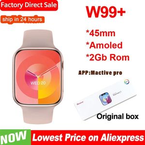 Microwear AMOLED W99+ Smart Watch iwo W99 Plus 45MM OS10 Com