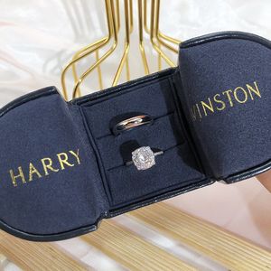 高定HW对戒Harry winston海瑞温斯顿高品质一克拉belle钻戒戒指