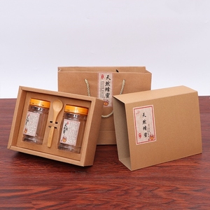 蜂蜜包装盒子手提礼盒通用野生土蜂蜜专用礼品空盒1斤2斤高档礼盒