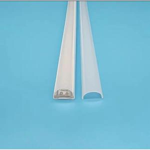 灯带卡槽LED透明灯槽盖板PVC环保透明塑料槽固定灯带转角U型槽