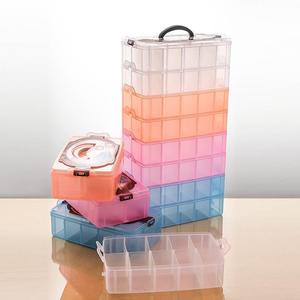 品盒特大号层透明三手提塑料收纳箱饰品玩具舒康储物配件化妆车模