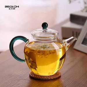 北大史玻璃茶壶 纯手工耐热过滤红茶功夫茶一人用小茶壶单壶茶具