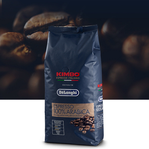 意大利进口Delonghi德龙金堡kimbo特浓金标100%阿拉比卡咖啡豆