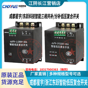 成都星宇/浙江东跃科技xyFK/dyFK-220V/380v-45A智能低压复合开关