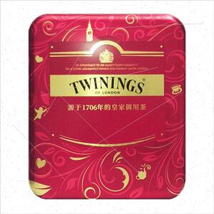 twinings川宁红茶比得兔旅行装茶包收纳铁盒彼得兔联名卡通茶叶罐