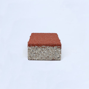 透水砖人行道砖pc陶瓷彩砖水泥陶土面包红砖广场户外铺地砖清水砖