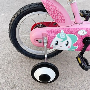 迪卡侬儿童自行车配件通用辅助轮12/14/16寸童车侧轮平衡副轮小轮