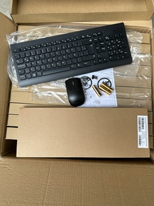 全新联想原装无线键盘鼠标套装商务办公家用超薄KBRFBU71西班牙语