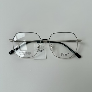 新款帕莎Prsr眼镜框PJ75006时尚金属近视全框王源同款可配近视