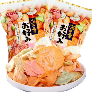 【日本代购】名古屋虾片仙贝故里虾片海鲜混合全家福包装日式虾片