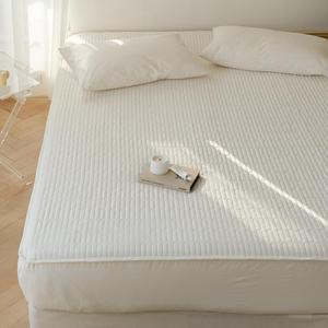 纯棉可机洗床笠夹棉床垫保护套席梦思床包可水洗透气床罩加厚加高