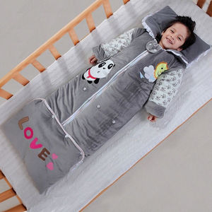 婴儿睡袋秋冬加厚款保暖纯棉睡袋中小儿童睡袋可脱胆宝宝防踢被