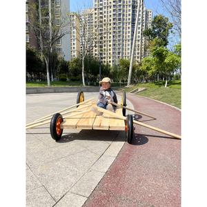 幼儿园户外安吉游戏轮胎小车运动组合木制玩具大型攀爬架儿童感统