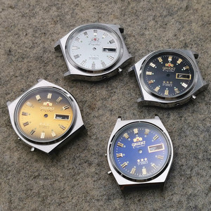 双狮表壳手表表头46941/46943机芯配件直径35.5mm三星全钢不锈钢