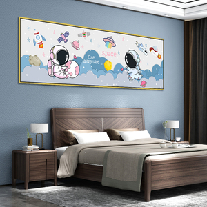 儿童房装饰画自粘墙纸壁画卡通动漫卧室墙头海报背景自粘墙贴画