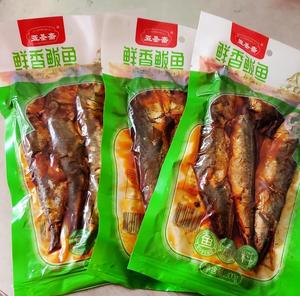 鲭鱼罐头品牌鲜香鲅鱼袋装即食零食海鲜鱼排散装下饭菜