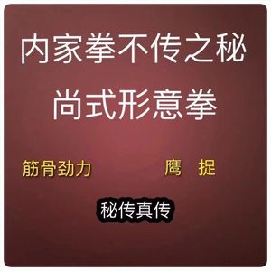 内家拳不传之秘尚式形意拳五形拳讲筋骨劲力讲鹰捉开始才是真传全