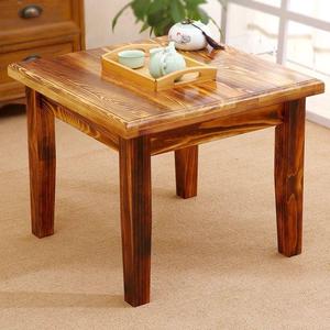 实木小方桌家用矮桌吃饭四方桌子复古麻将桌牌桌木头桌正方形