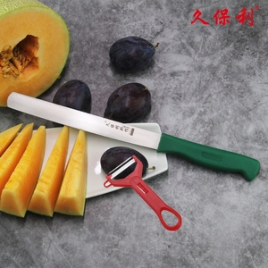 久保利果盘刀长款瓜果刀加长一体水果刀商用切西瓜哈密瓜菠萝神器
