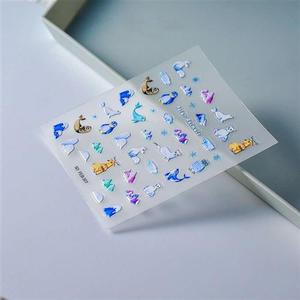 Arctic Iceberg Nail Art Stickers Penguin Animal Waterproof