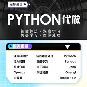 计算机程序设计Python机器学习代做java代编写C语言R数据分析代写