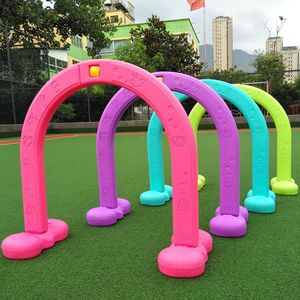 新款幼儿园游戏拱门钻洞 塑料钻圈 儿童室内外玩具幼儿园跨栏