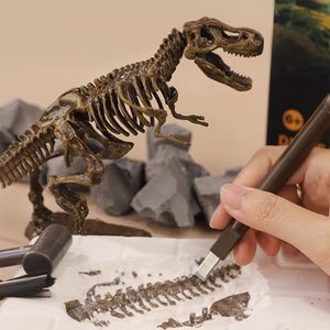 恐龙骨架模型仿真考古化石摆件拼装霸王龙恐龙化石益智男孩儿童礼