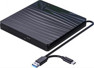 京耐斑马纹USB3.0外置笔记本/台式机DVD刻录机光驱D9刻录外部驱动