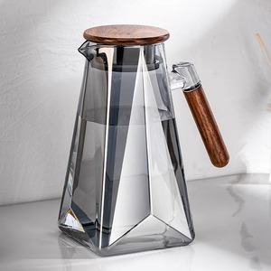 德国ZSVIP玻璃冷水壶家用大容量耐高温水壶客厅待客轻奢水具套装