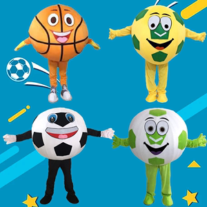 运动足球服装可爱动物行走卡通cos道具动漫人物表演玩偶衣服