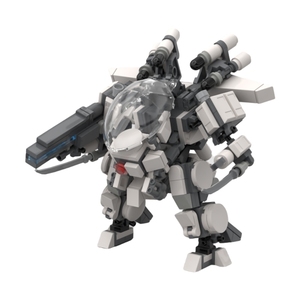 砖友MOC极速战斗外骨骼机器人机甲步兵可坐载人仔乐高积木男孩