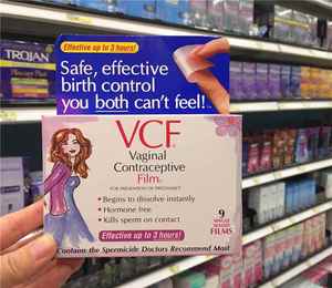 美国进口VCF女用产后避孕膜贴隐形液体安全套女性专用凝胶神器