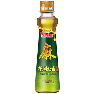 金龙鱼花椒油220ml 玻璃瓶装 凉拌川菜火锅米线蘸料 家用调味麻油