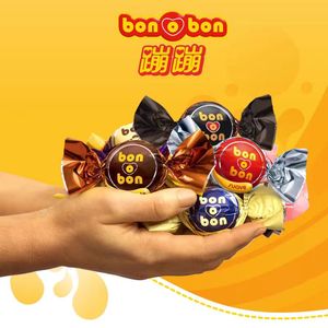 临期特价 bonbon蹦蹦黑巧克力进口花生慕斯草莓夹心休闲零食糖果