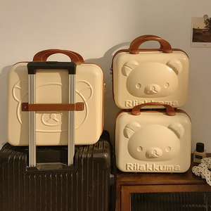 旅行箱上放的包手提行李箱化妆箱小箱子化妆包女便携大容量收纳盒