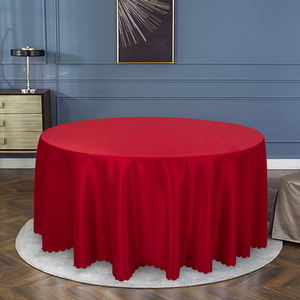 酒店加厚双面缎桌布中西餐厅加厚纯色台布正方形圆形桌布家用布艺