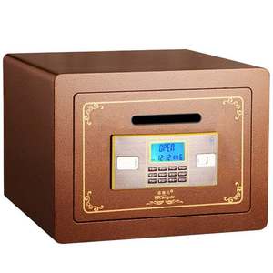 甬康达保险柜D-30面投古铜色电子密码小型家用前投币保险箱办公酒