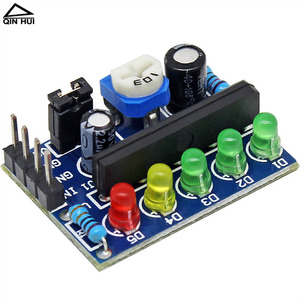 KA2284音频音乐旋律电平显示指示器板 电路模块 5级LED灯电压量表