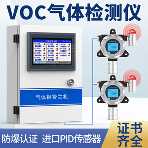 在线式voc气体检测仪工业vocs挥发性有机物废气浓度探测报警器