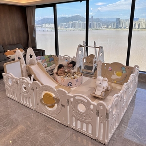 曼龙᷂官方旗舰店宝宝游戏围栏婴儿防护栏地上爬行儿童室内家用小