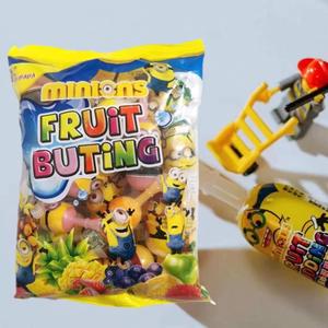 马来西亚综合水果味小黄人吸吸布丁果冻小猪佩奇儿童零食棒棒冰