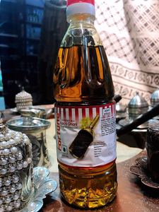 Pure Mustad Oil500ml印度芥菜籽油食用可按摩用Indian Food芥子