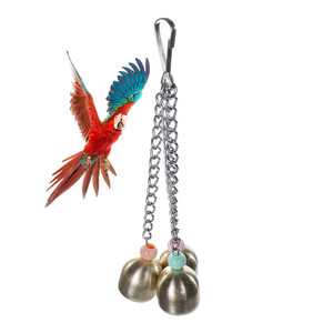 大中小型鹦鹉玩具合金铃铛鸟笼配件风铃  鸟用品鸟玩具
