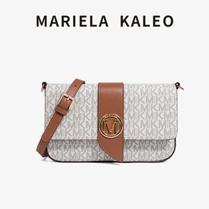 MARIELA KALEO MK 中号皮质欧美链条手拿斜挎信封包女包