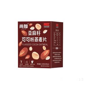 【实发五盒】尚灿亚麻籽可可粉燕麦片240g