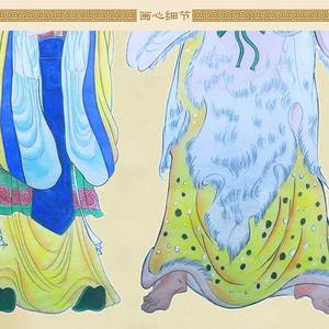 三皇五帝画像 黄帝伏羲炎帝神农人物挂画 卷轴画丝绸画装饰画定制